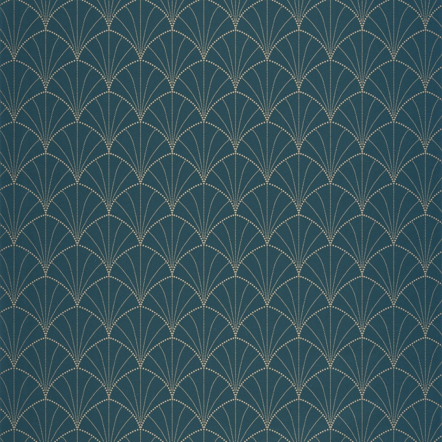 Edgar Wallpaper - Bleu Canard - Caselio - 103826217