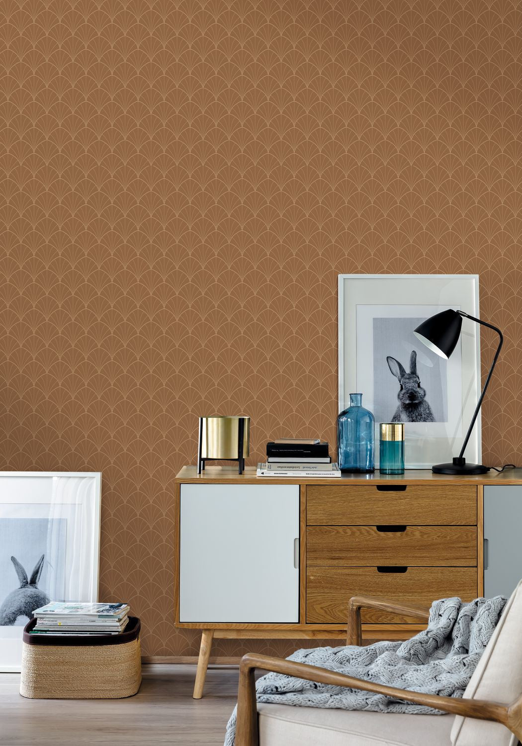 Edgar Wallpaper - Caramel - Caselio - 103822223