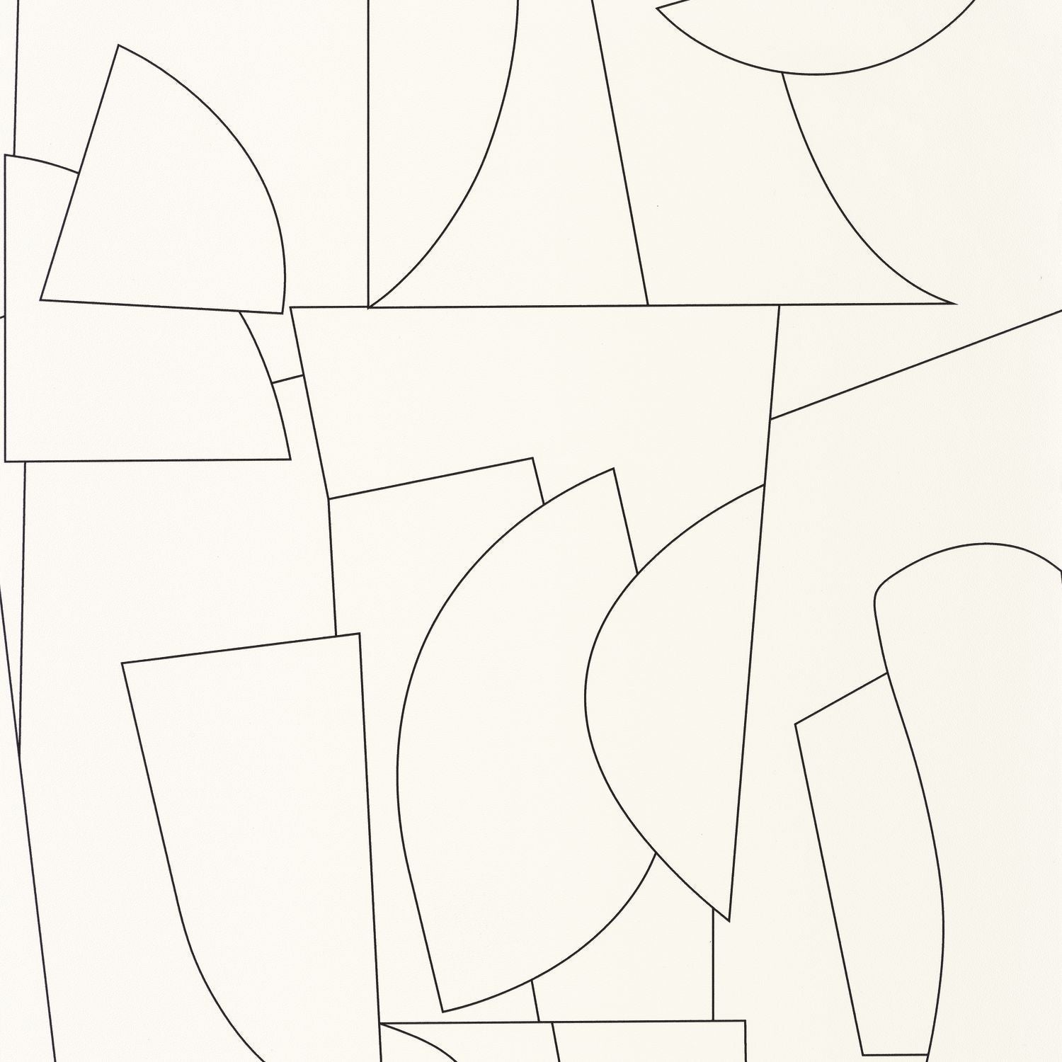 Edges Wallpaper - Blanc Noir - Caselio - 105020699