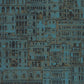 Edifice Montsegur Wallpaper - Bleu Paon - Casadeco - 86056624 - Premier Wallcovering