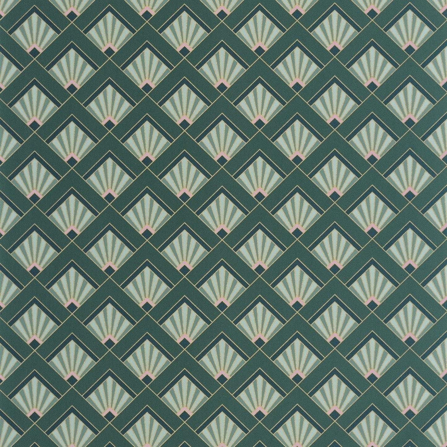 Effervescence Wallpaper - Emeraude Violet - Caselio - 105317024