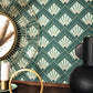 Effervescence Wallpaper - Emeraude Violet - Caselio - 105317024
