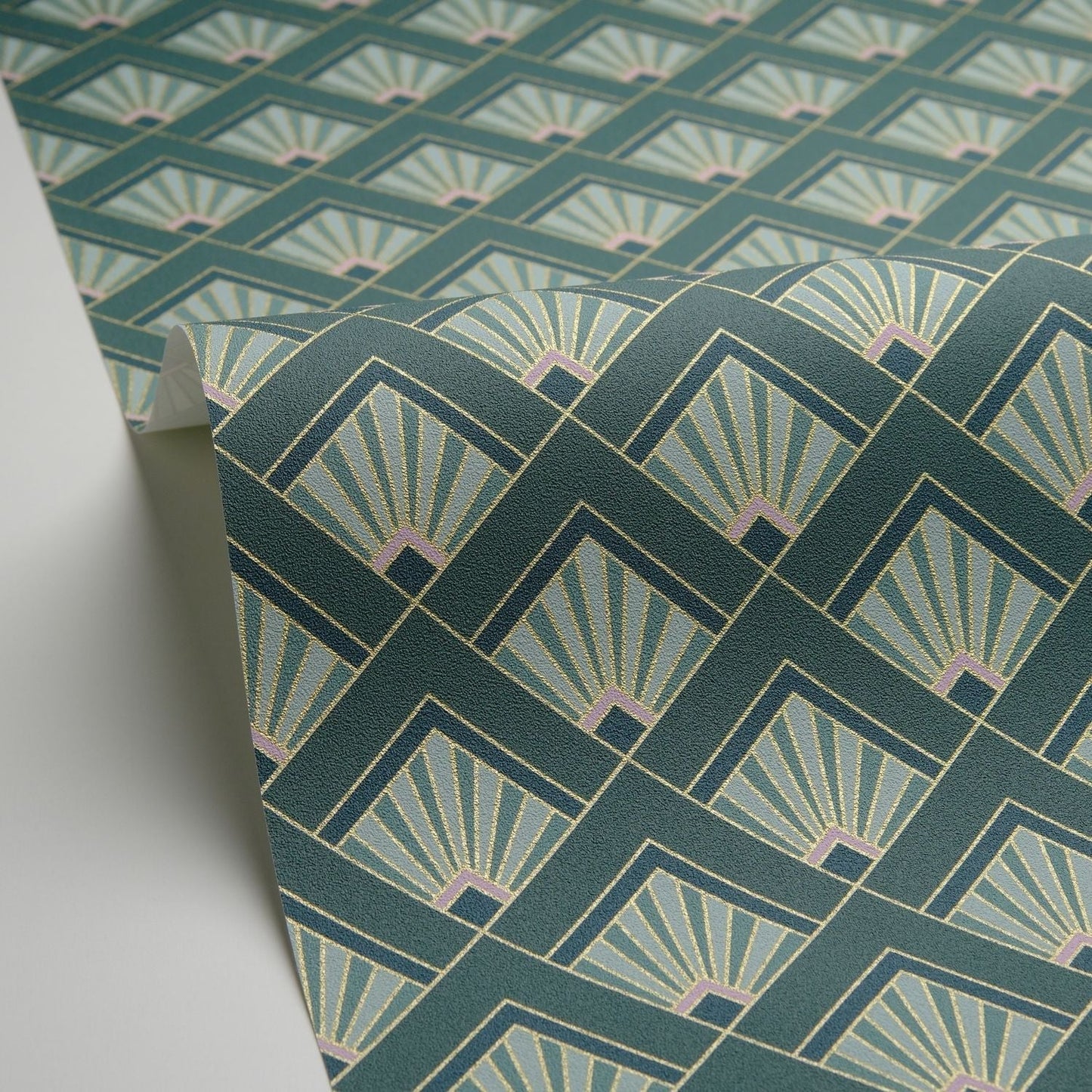 Effervescence Wallpaper - Emeraude Violet - Caselio - 105317024