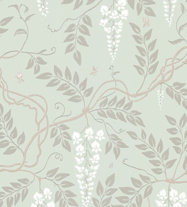 Egerton Wallpaper - Chalk on Duck Egg - 100/9044 - Cole & Son - Premier Wallcovering