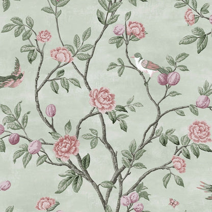 Eglantine Wallpaper - Eau de Nil - Laura Ashley - 113371 - Premier Wallcovering