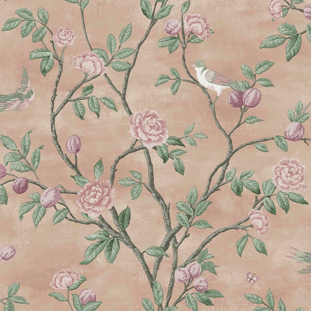 Eglantine Wallpaper - Blush - Laura Ashley - 113372 - Premier Wallcovering