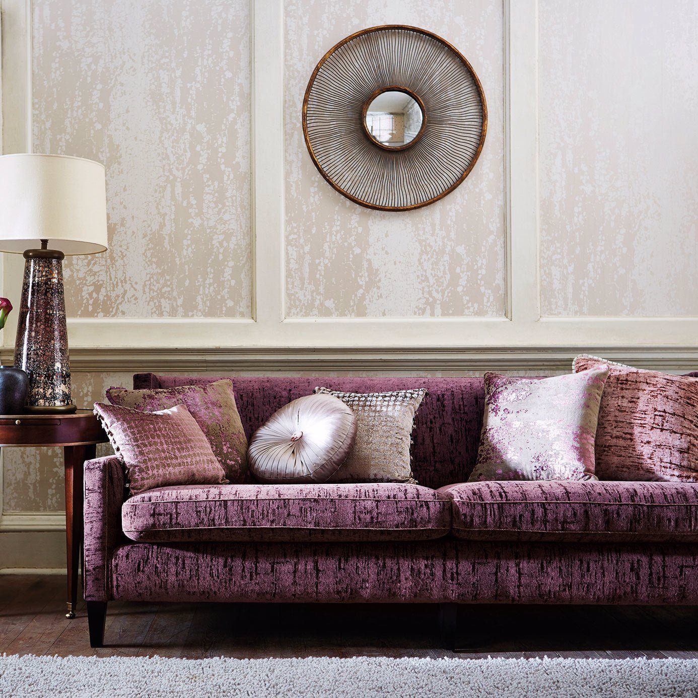 Eglomise Wallpaper - Parchment - Harlequin - HLEO110618