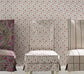 Elcho Wallpaper - Stone/Coral - Nina Campbell - NCW4122 - 04 - Premier Wallcovering