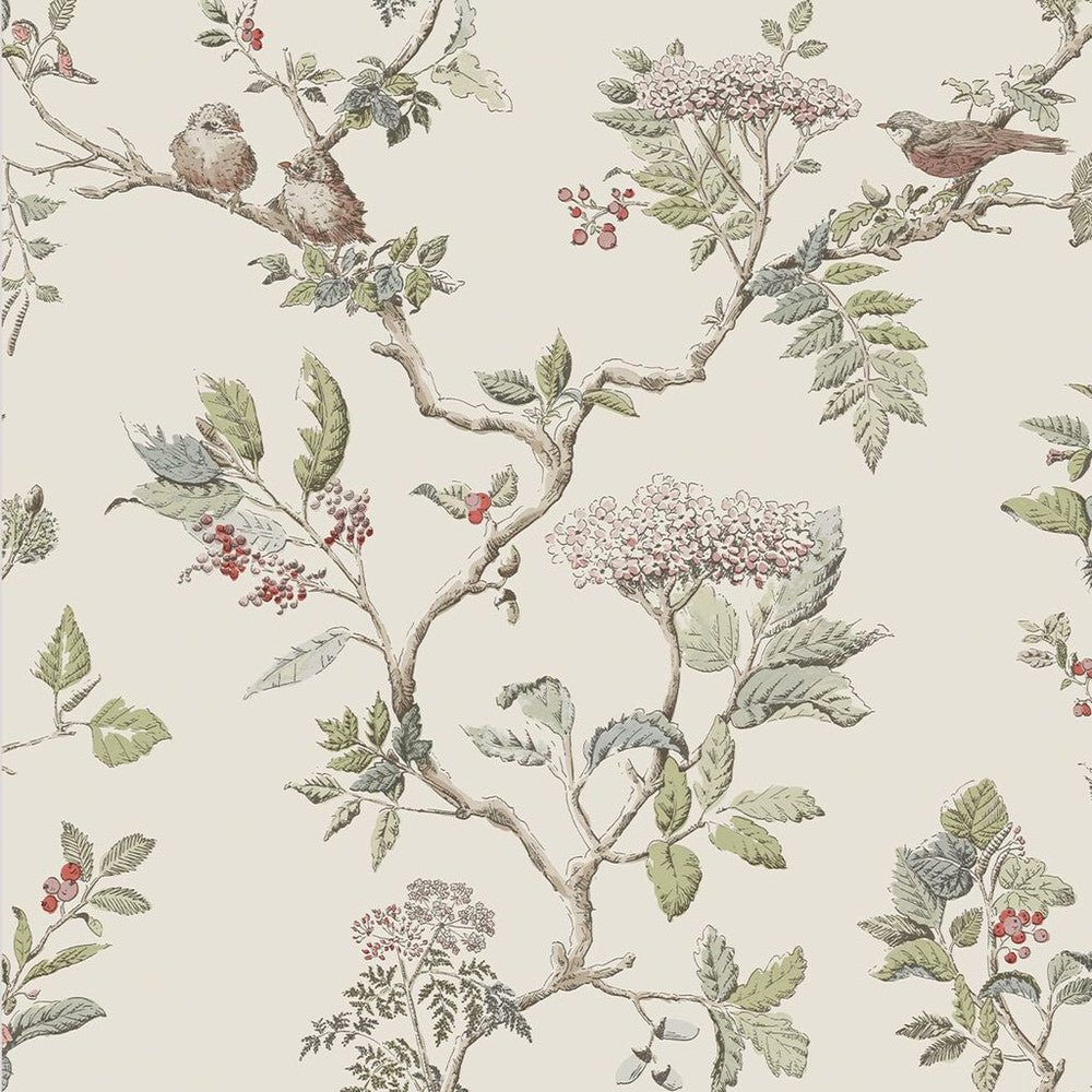 Elderwood Wallpaper - Natural - Laura Ashley - 113346 - Premier Wallcovering