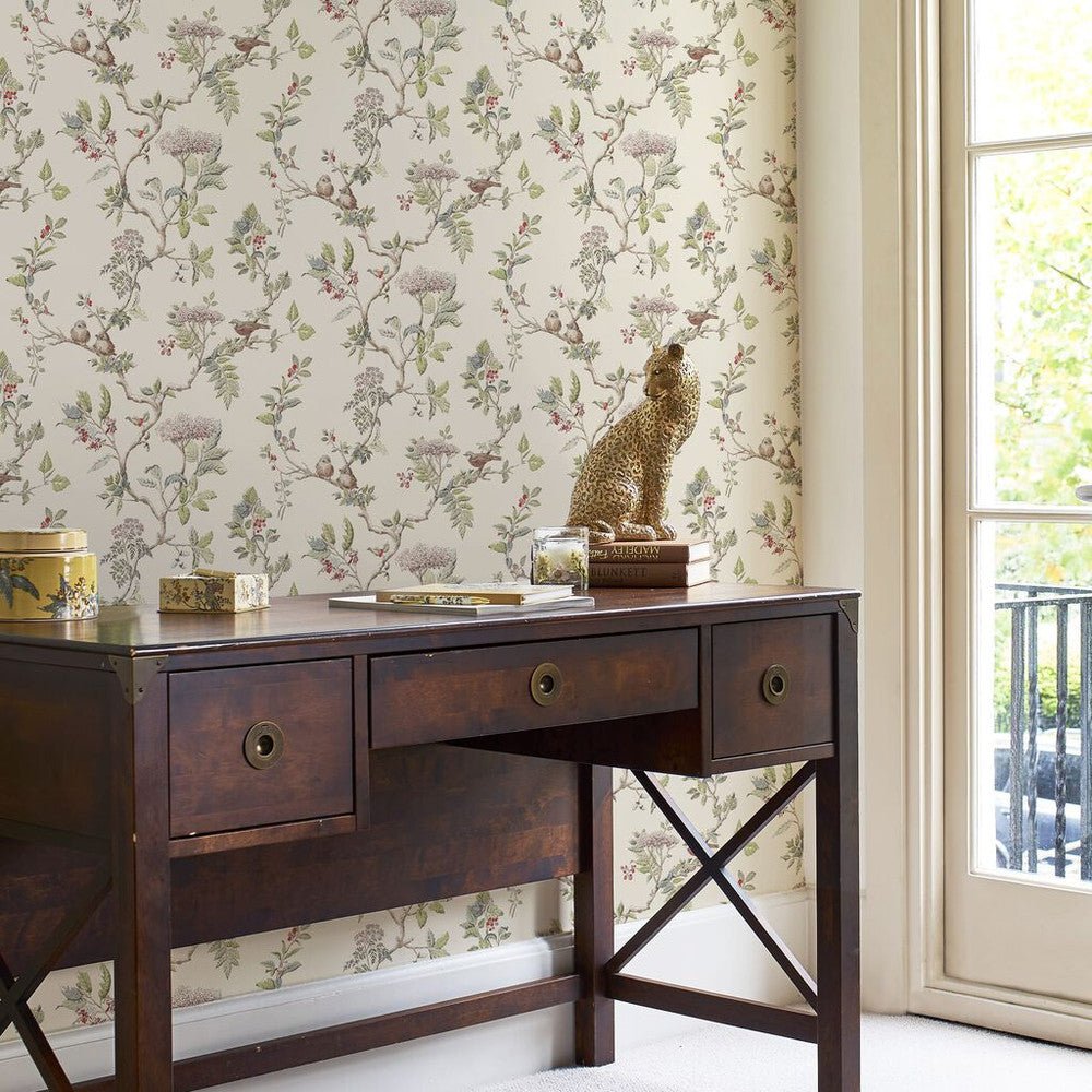Elderwood Wallpaper - Natural - Laura Ashley - 113346 - Premier Wallcovering