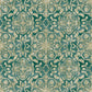 Elegance Floral Stripe Wallpaper - Green / Beige - Galerie - DWP0353 - 05 - Premier Wallcovering