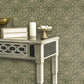 Elegance Floral Stripe Wallpaper - Green - Galerie - DWP0353 - 01 - Premier Wallcovering