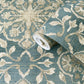 Elegance Floral Stripe Wallpaper - Green / Beige - Galerie - DWP0353 - 05 - Premier Wallcovering