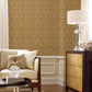 Elegance Flower Fan Wallpaper - Bronze Brown - Galerie - DWP0351 - 07 - Premier Wallcovering