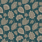 Elegance Flower Fan Wallpaper - Blue / Beige - Galerie - DWP0351 - 05 - Premier Wallcovering