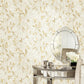 Elegance Leaf Impression Wallpaper - Gold / Beige - Galerie - 11502 - Premier Wallcovering