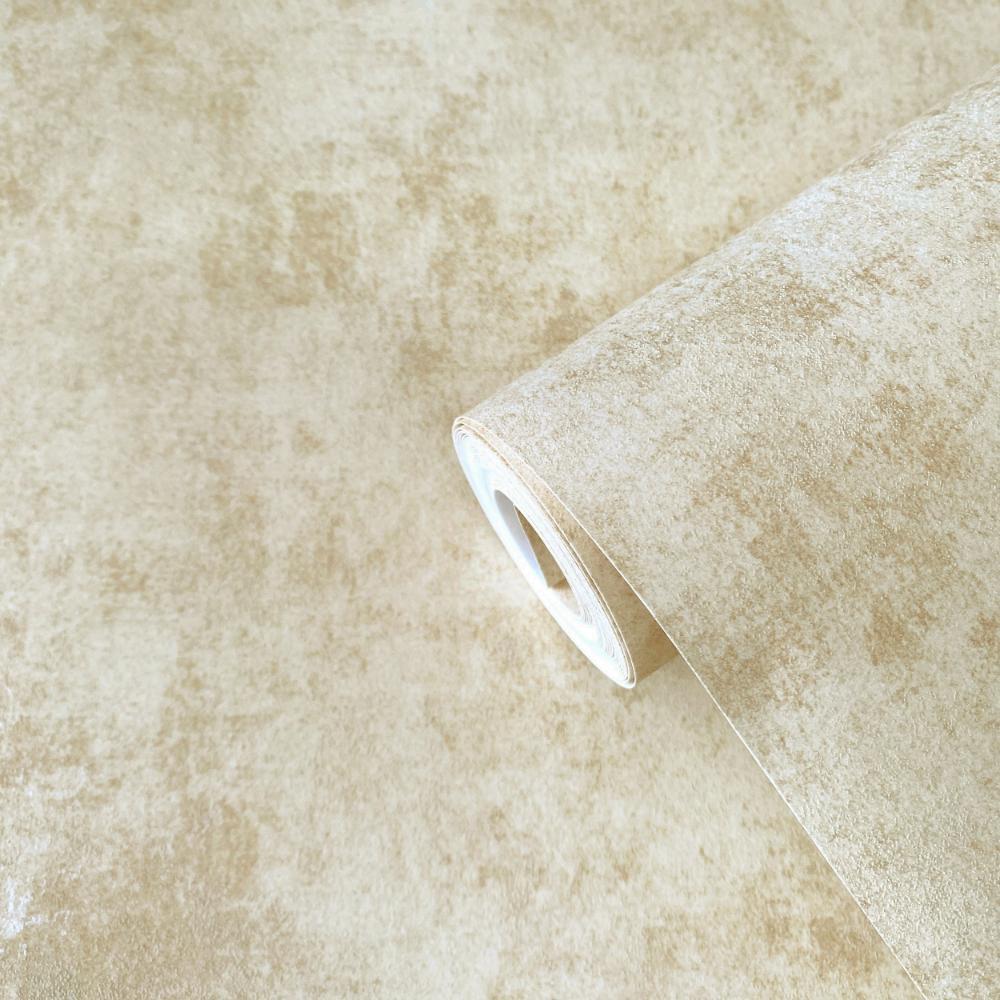 Elegance Metallic Plaster Wallpaper - Beige - Galerie - AM22009 - 1 - Premier Wallcovering