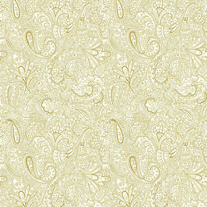 Elegance Paisley Trellis Wallpaper - Light Gold - Galerie - 11301 - Premier Wallcovering