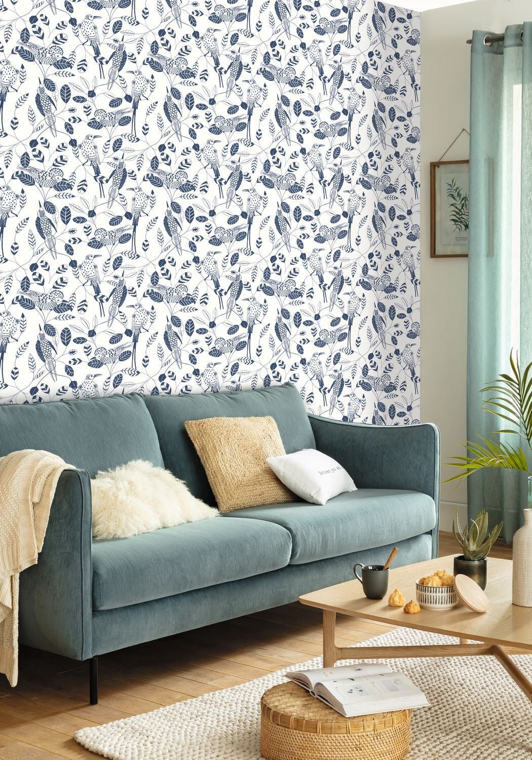 Elegante Wallpaper - Midnight Blue - Caselio - 102676222