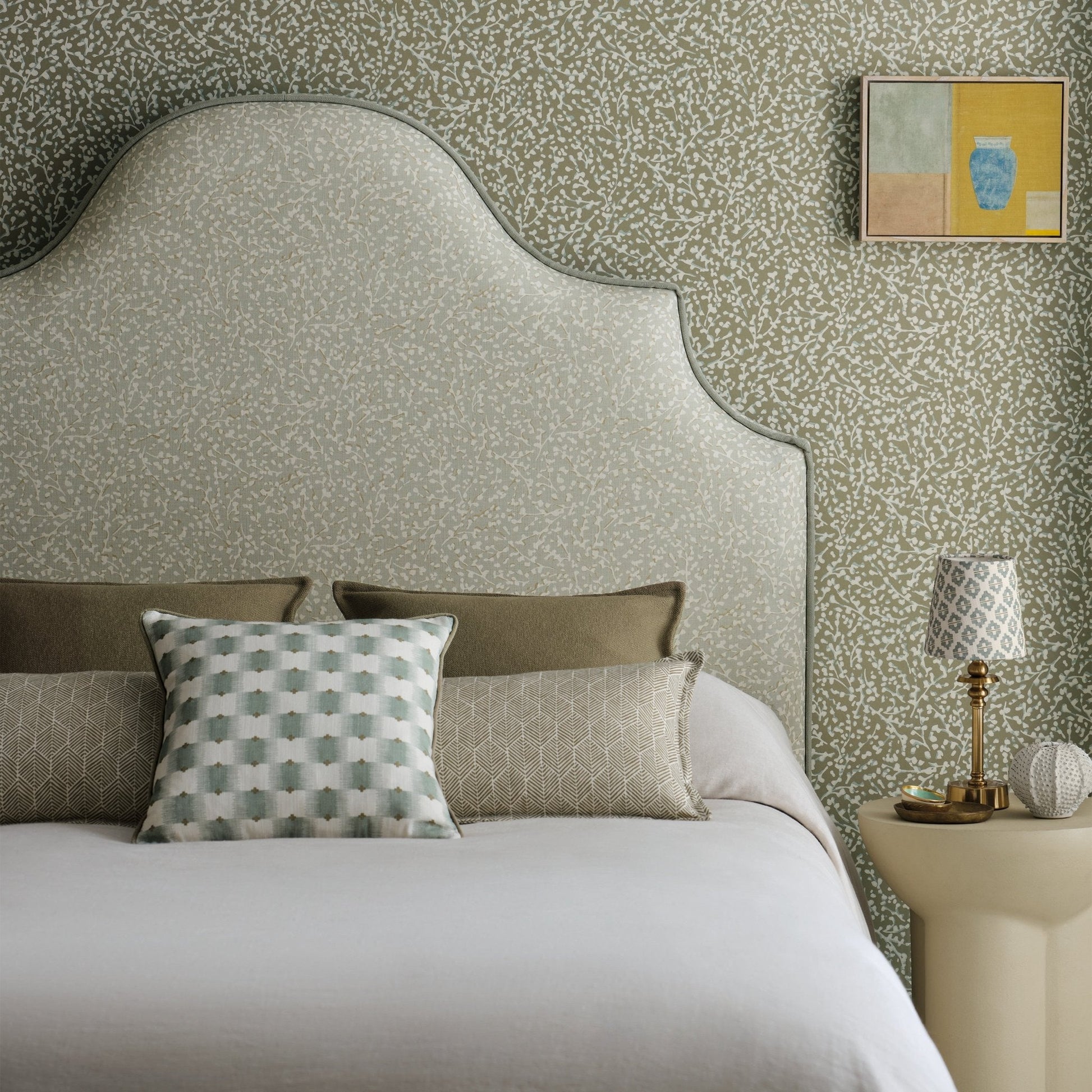 Eleni Wallpaper - Caper - Romo - Aubin - W475/04 - Premier Wallcovering