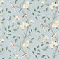 Eleonora Print Wallpaper - Stockholm Blue - ZATW313047 - Zoffany