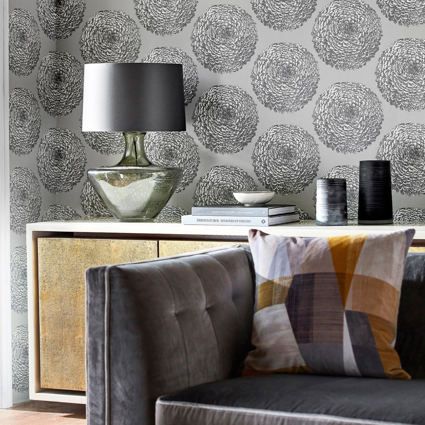 Elixity Wallpaper - Onyx - Harlequin - HM6W112177
