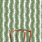Elkhorn Stripe Wallpaper - Brookes Green - Ceiling White - Josephine Munsey - ELK-010-042 - Premier Wallcovering