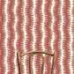 Elkhorn Stripe Wallpaper - Red Toppings - Clarke White - Josephine Munsey - ELK-013-017 - Premier Wallcovering