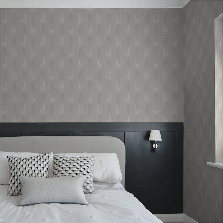 Ellen Wallpaper - Dove grey - Boråstapeter - 4543 - Premier Wallcovering