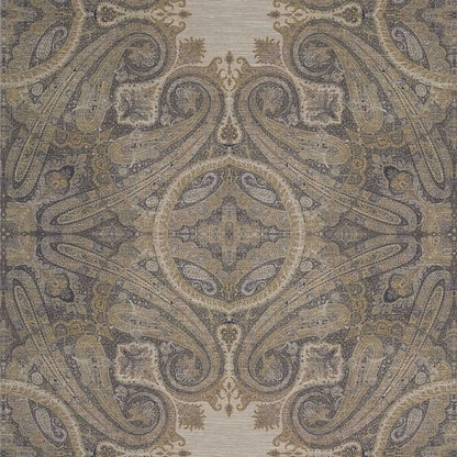 Elswick Paisley Wallpaper - Blue Umber - ZKEM312645 - Zoffany