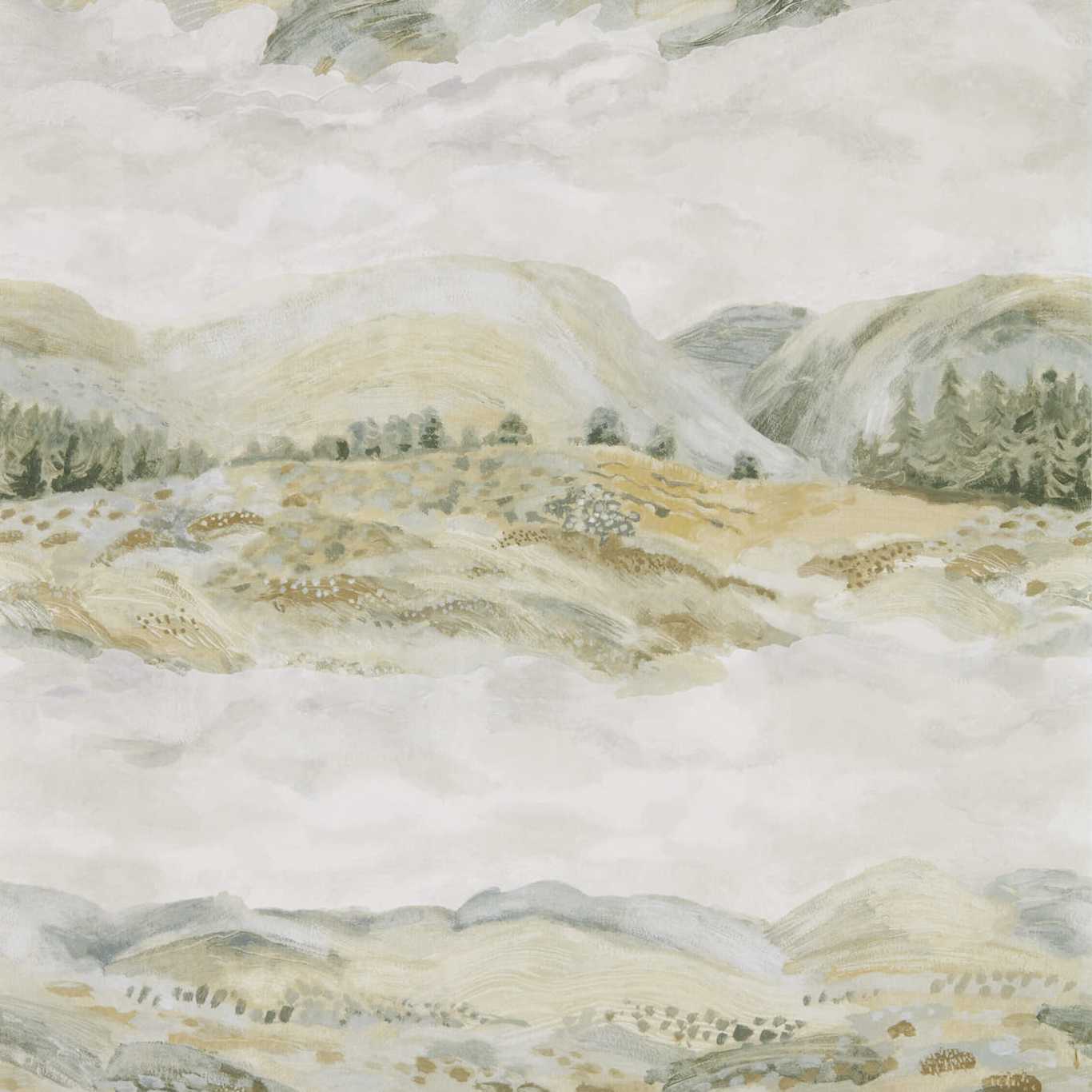 Elysian Wallpaper - Sage Grey - Sanderson - DYSI216593