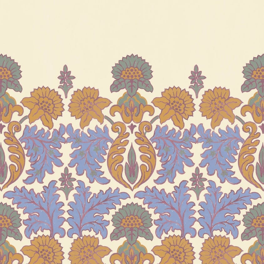 Emania Climbing Walls Wallpaper - Azurite - House of Hackney - 1-WA-EMA-DI-AZU-PBL