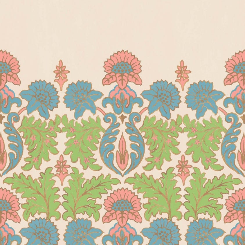Emania Climbing Walls Wallpaper - Tourmaline - House of Hackney - 1-WA-EMA-DI-TOU-PLB