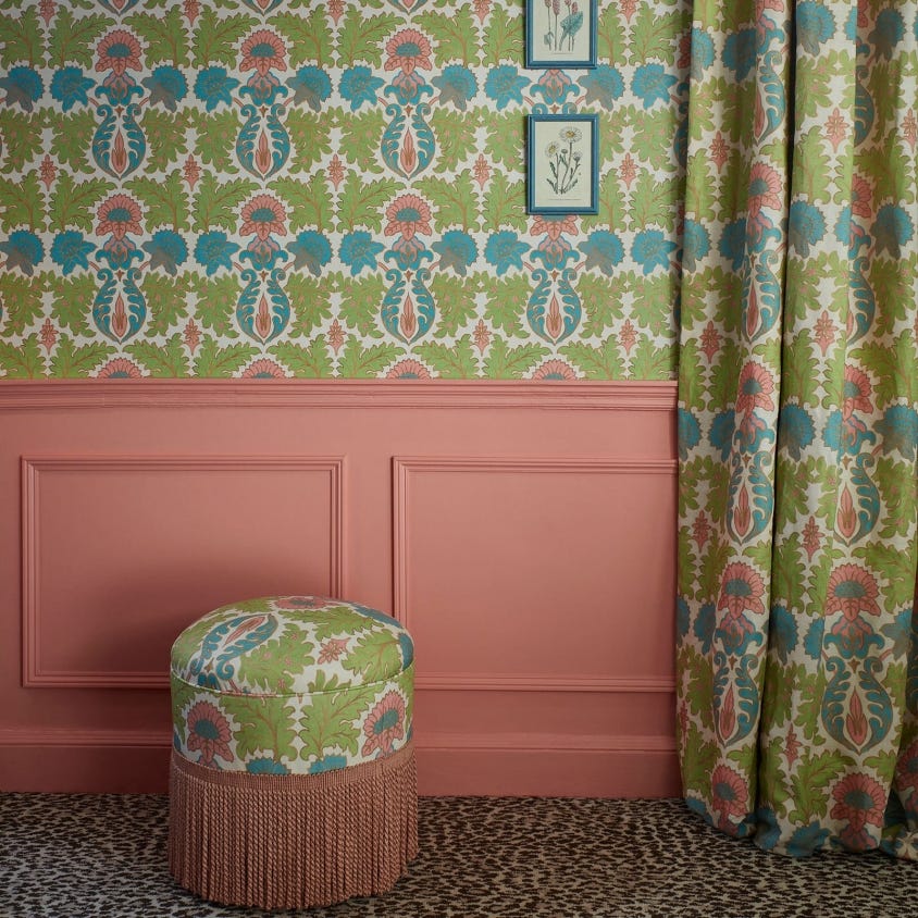 Emania Climbing Walls Wallpaper - Tourmaline - House of Hackney - 1-WA-EMA-DI-TOU-PLB