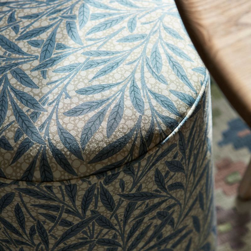 Emerys Willow Fabric - Woad Blue - Morris & Co - 227019 - Premier Wallcovering