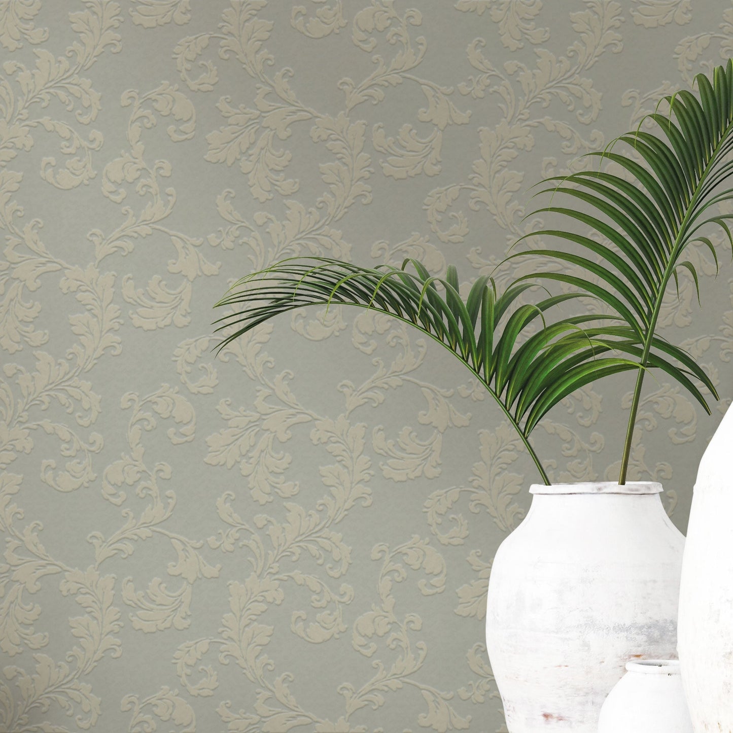 Emporium Acanthus Trail Wallpaper - Beige - Galerie - DWP0250 - 06 - Premier Wallcovering