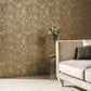 Emporium Aged Quartrefoil Wallpaper - Deep Gold - Galerie - DWP0246 - 07 - Premier Wallcovering