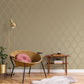 Emporium Ogee Wallpaper - Gold - Galerie - 7006 - Premier Wallcovering