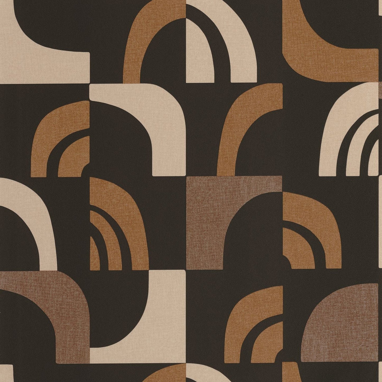 Empreinte Wallpaper - Terre Cuite Noir - Caselio - 106072098