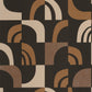 Empreinte Wallpaper - Terre Cuite Noir - Caselio - 106072098