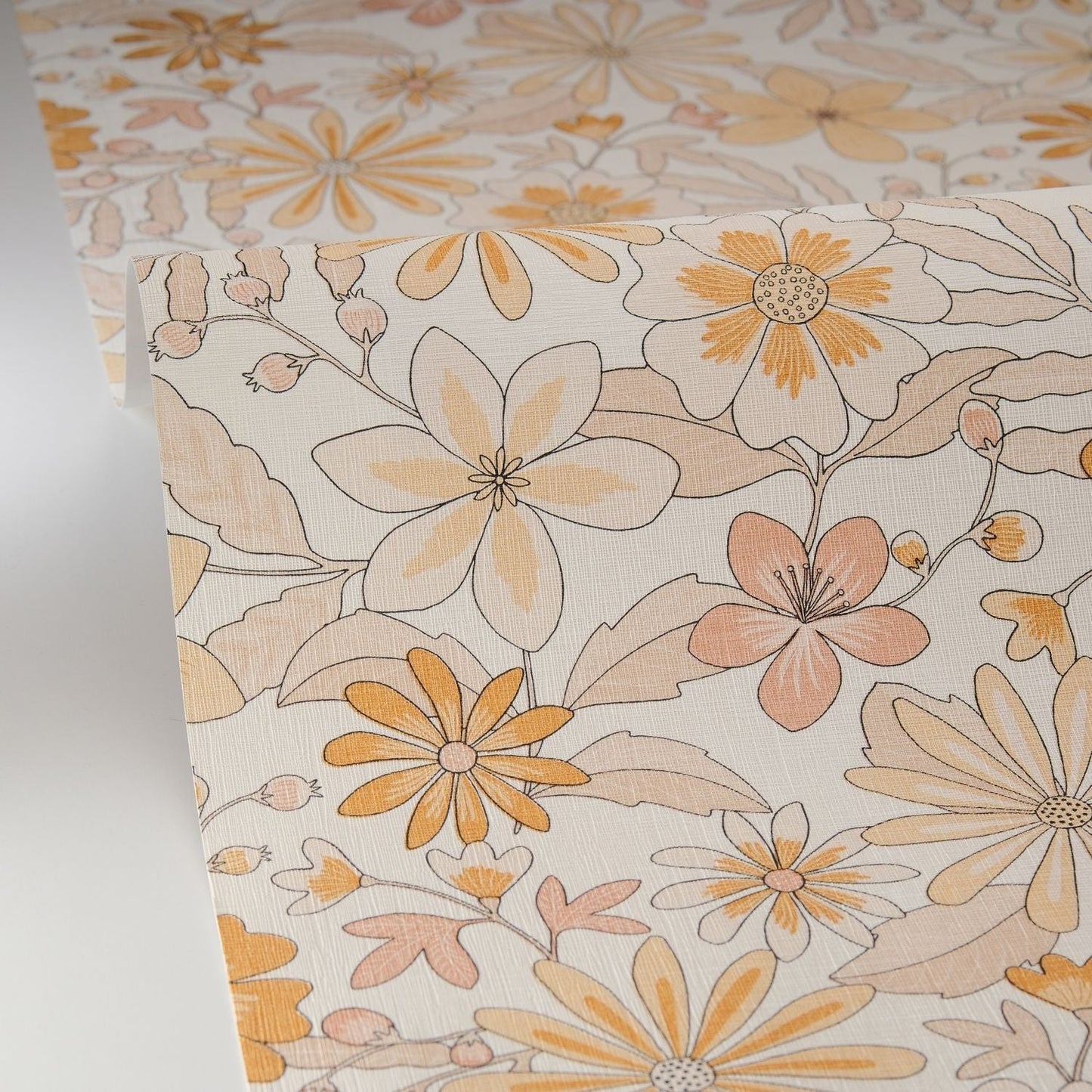 Emy Wallpaper - Jaune Rose - Caselio - 106462044