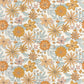 Emy Wallpaper - Orange Bleu - Caselio - 106463065