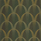 Entree Des Artistes Annees Folles Wallpaper - Kaki / Or - Casadeco - 201047264 - Premier Wallcovering