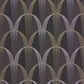 Entree Des Artistes Annees Folles Wallpaper - Noir Fusain / Or - Casadeco - 201049132 - Premier Wallcovering