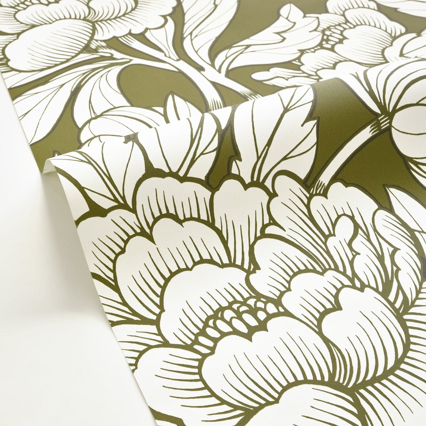 Envergure Wallpaper - Kaki - Caselio - 104547070