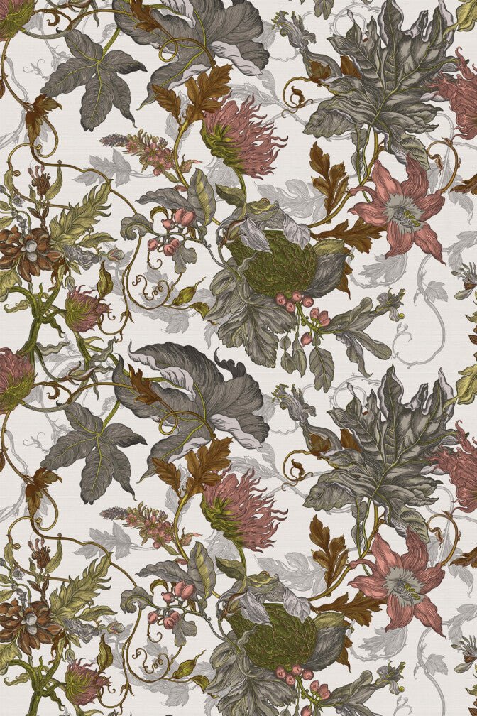 Epic Botanic Superwide Wallpaper - Terra Calda - Timorous Beasties - DWN/EPBOT/TRNCI/02 - Premier Wallcovering