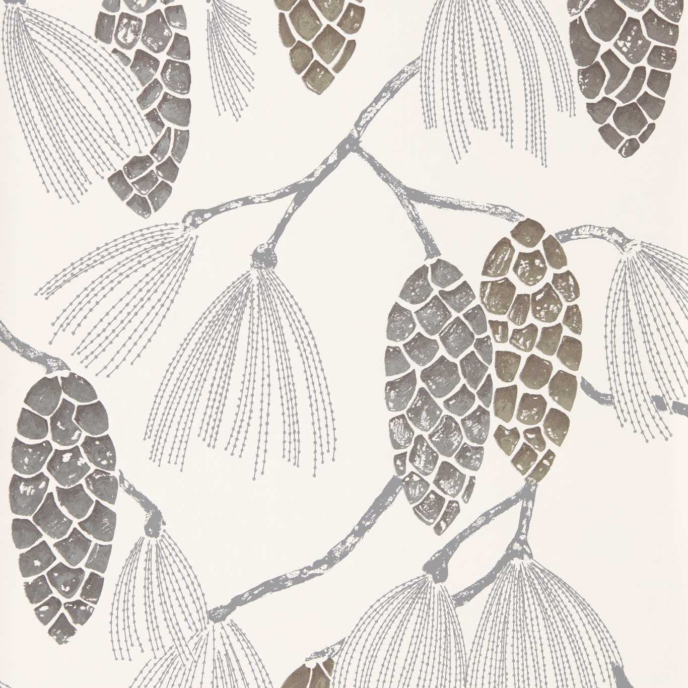 Epitome Wallpaper - Gilver/Chalk - Harlequin - HSTO111501