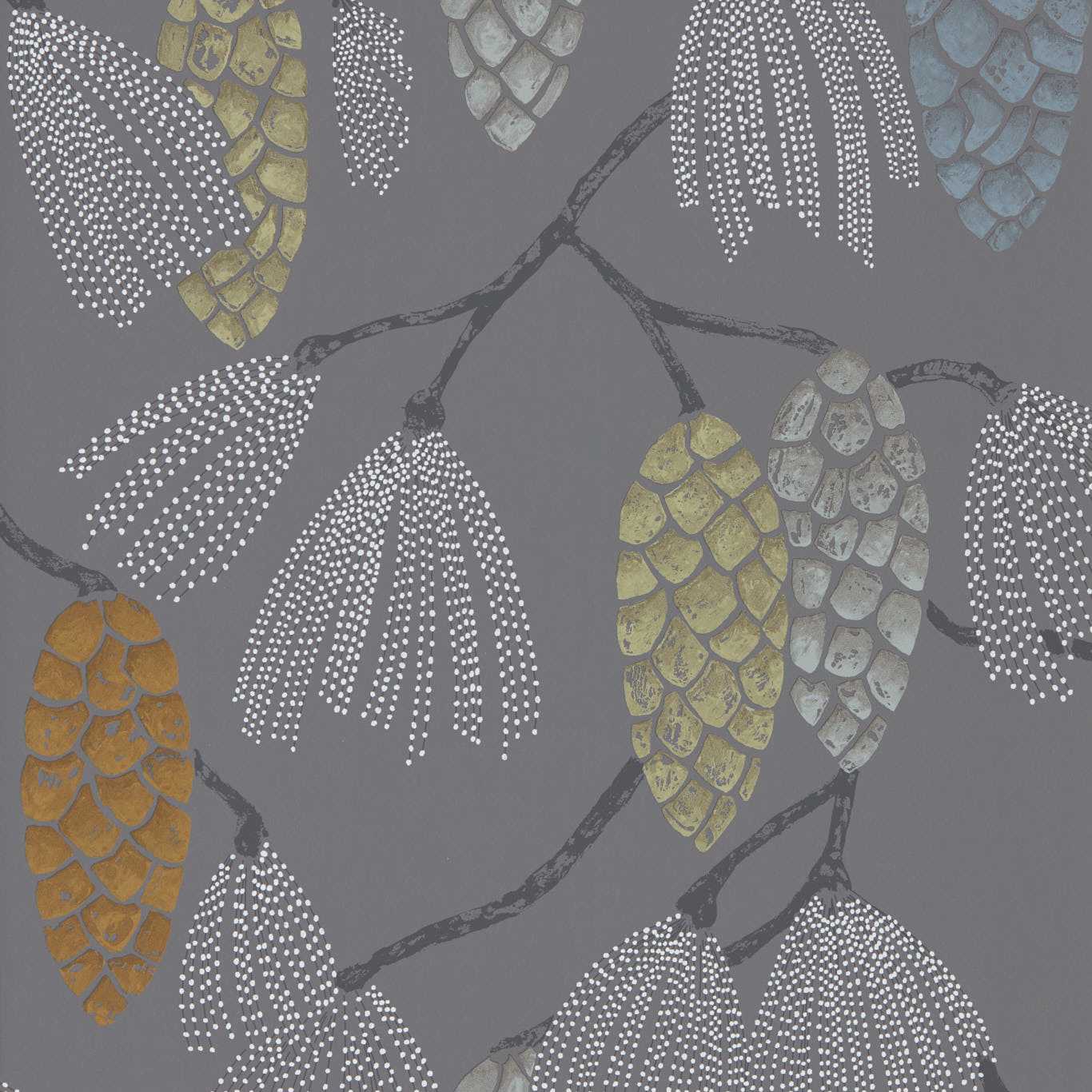 Epitome Wallpaper - Mint/Duck Egg/Smoke - Harlequin - HSTO111500