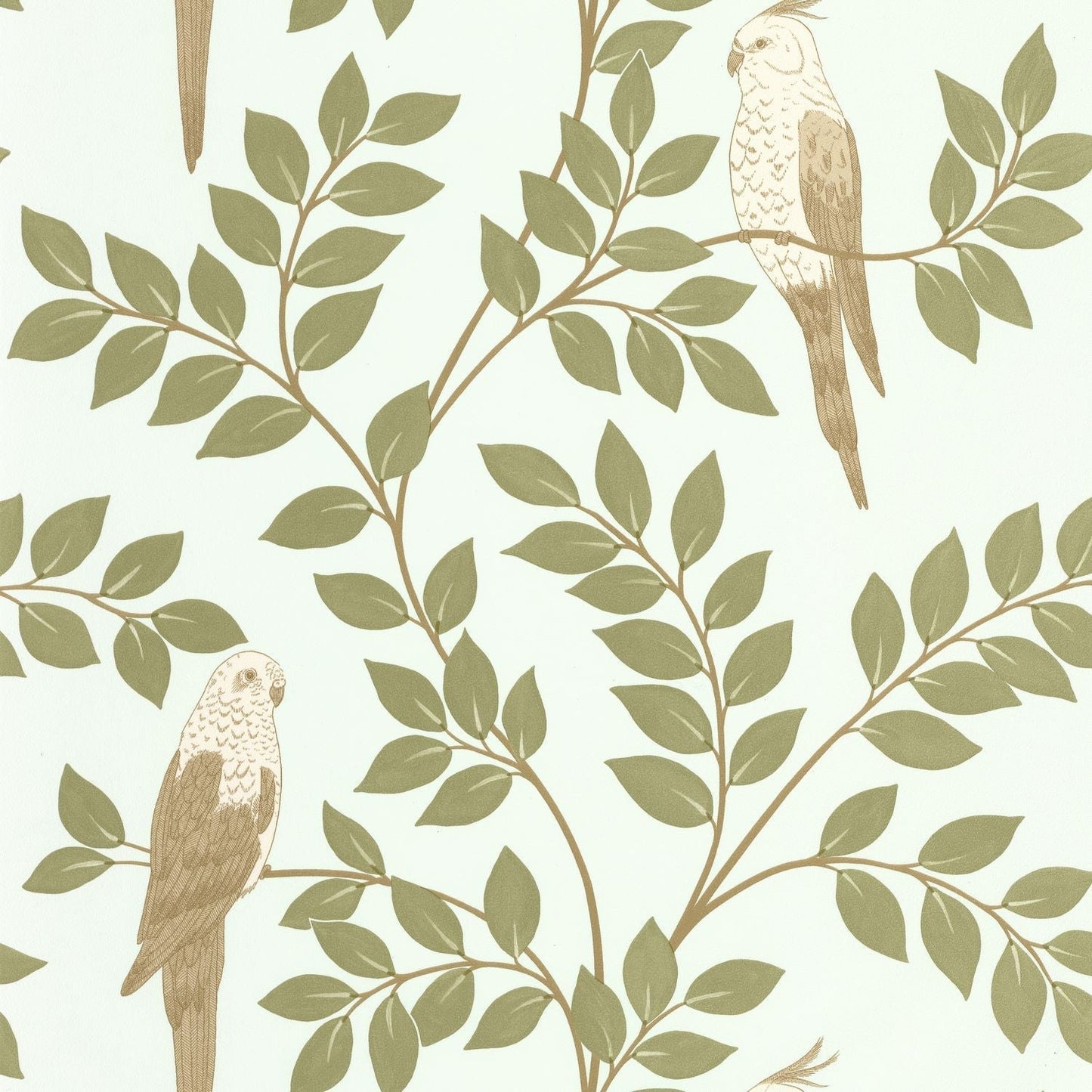 Equateur Wallpaper - Kaki Bleu - Caselio - 106527162