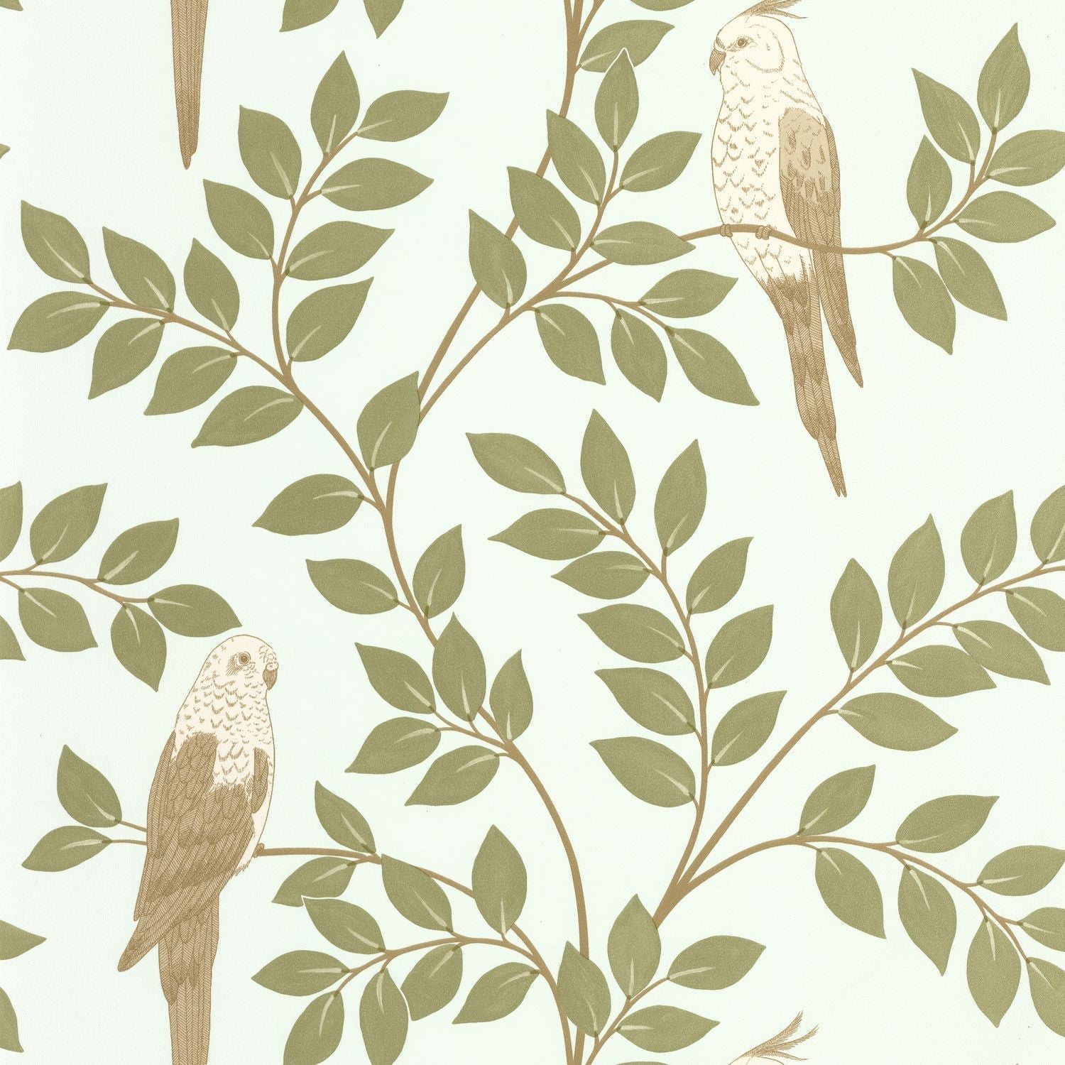 Equateur Wallpaper - Kaki Bleu - Caselio - 106527162